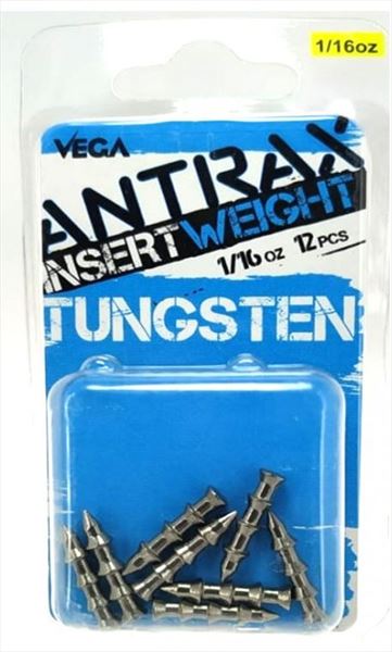 Antrax Insertable Weight Tungsten 7/64oz VEGA